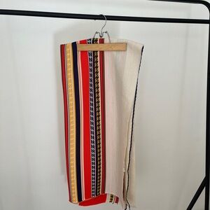 Vintage 1970s Fabric Multicolor stripes